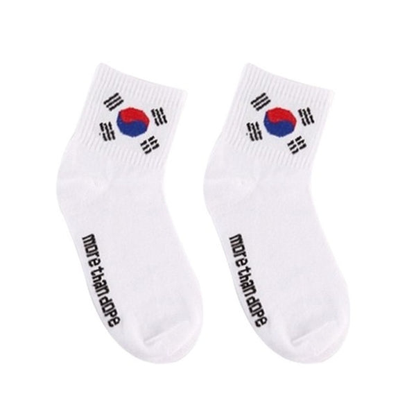 Breathable Non-Slip Mid Socks Unisex  Short Fashion Couple Socks Casual Autumn
