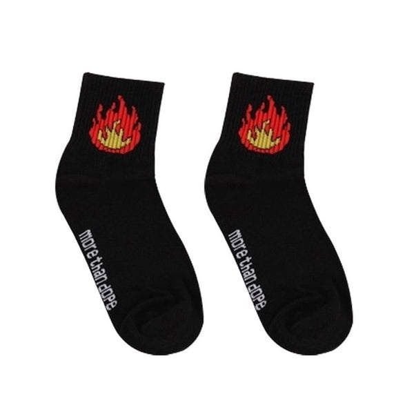 Breathable Non-Slip Mid Socks Unisex  Short Fashion Couple Socks Casual Autumn