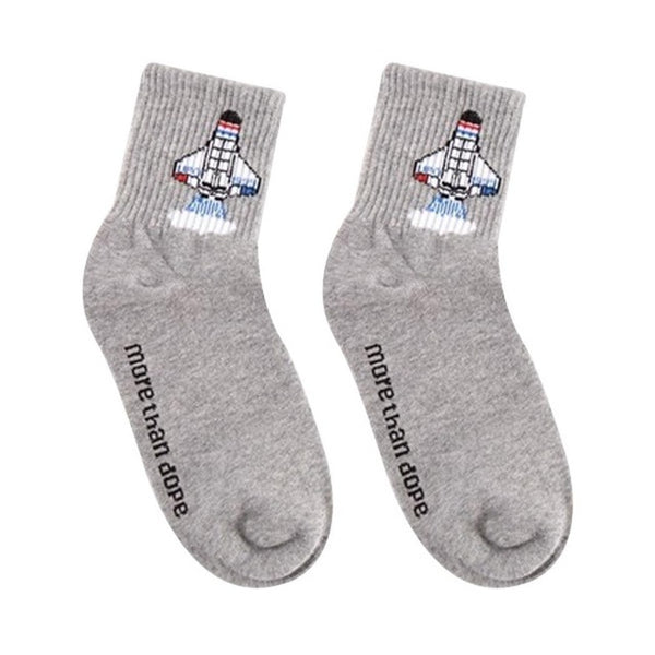 Breathable Non-Slip Mid Socks Unisex  Short Fashion Couple Socks Casual Autumn