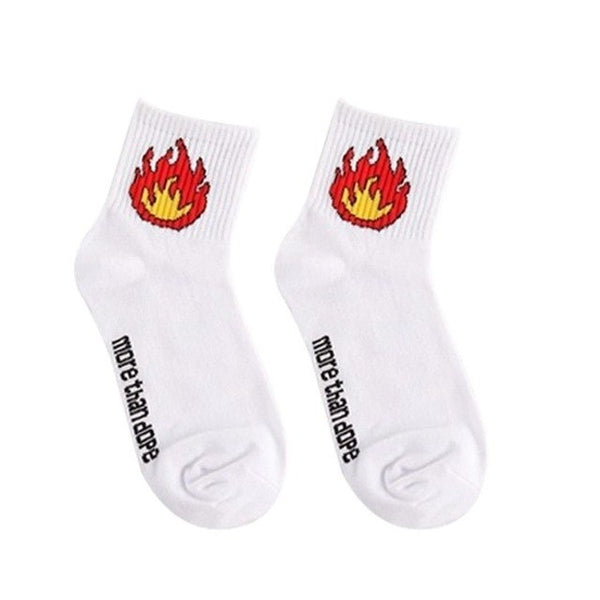 Breathable Non-Slip Mid Socks Unisex  Short Fashion Couple Socks Casual Autumn