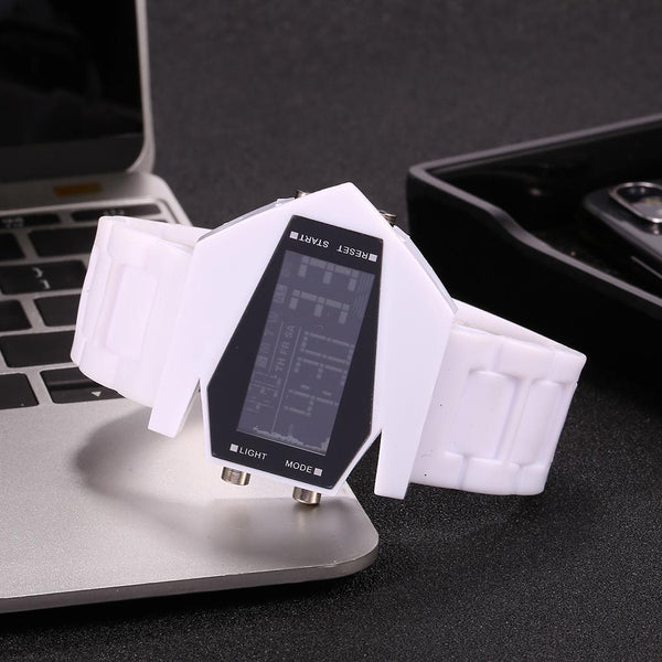 Electronic LED Watches Silicone Quartz Light Digital Sport Strap