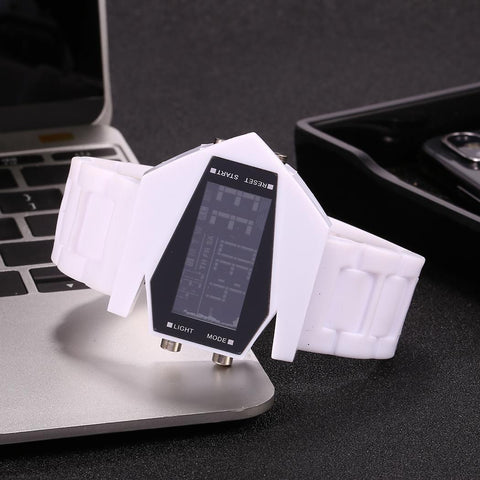 Electronic LED Watches Silicone Quartz Light Digital Sport Strap