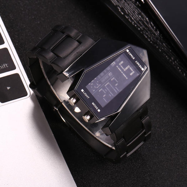 Electronic LED Watches Silicone Quartz Light Digital Sport Strap