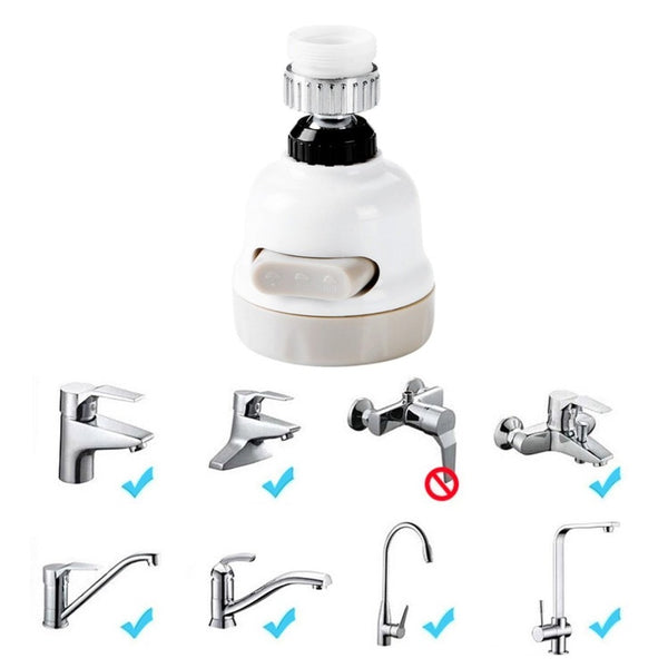 Faucet Shower Filter Tap Water Valve Splash Water Shower Head Splash Nozzle