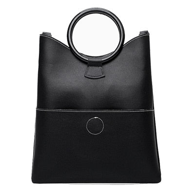 Soft Pu Leather 3 pieces  Shoulder Bag 2018 Female Lock Messenger Bag Small Phone Bag Set
