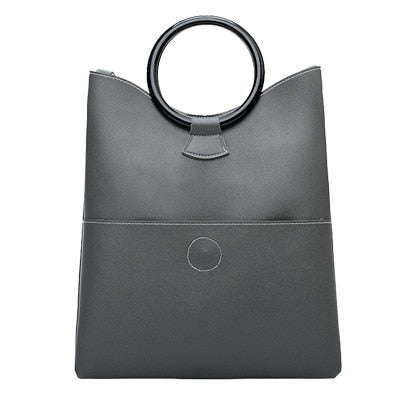 Soft Pu Leather 3 pieces  Shoulder Bag 2018 Female Lock Messenger Bag Small Phone Bag Set
