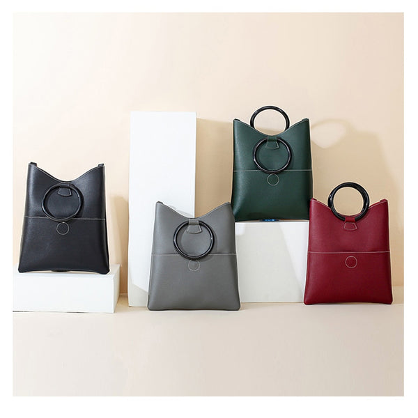 Soft Pu Leather 3 pieces  Shoulder Bag 2018 Female Lock Messenger Bag Small Phone Bag Set