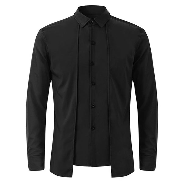 Long Sleeve Cotton Casual Shirts Formal Man Fashion Slim Fit Shirt