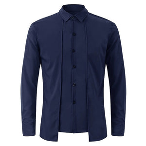 Long Sleeve Cotton Casual Shirts Formal Man Fashion Slim Fit Shirt