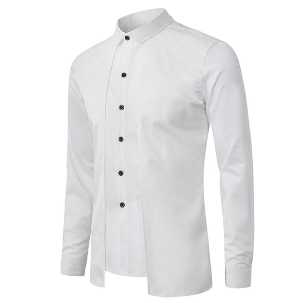 Long Sleeve Cotton Casual Shirts Formal Man Fashion Slim Fit Shirt