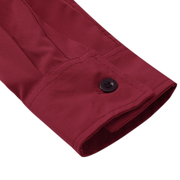 Long Sleeve Cotton Casual Shirts Formal Man Fashion Slim Fit Shirt