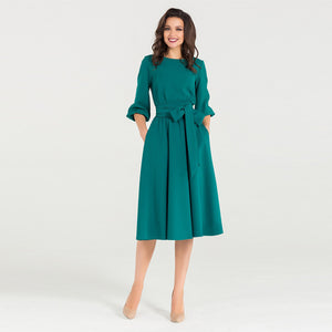 O-Neck Dress 2018 Elegant Dresses Casual Loose Dress