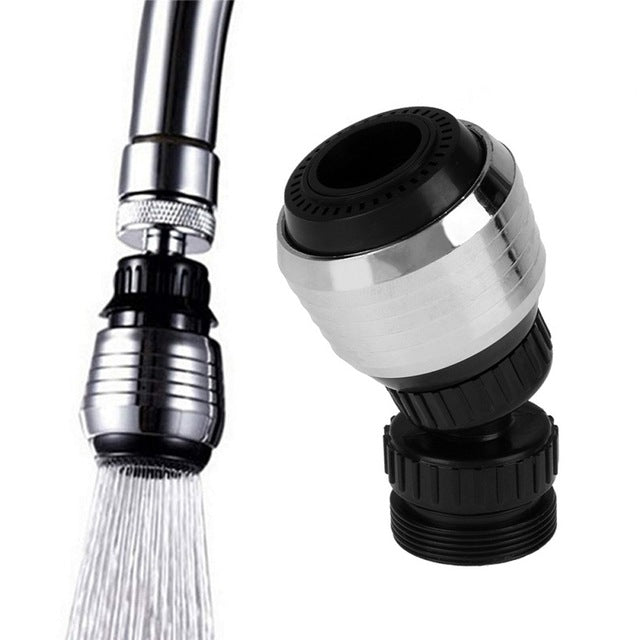 360 Degree Kitchen Water Faucet Saving Tap Bathroom Shower Head Filter Nozzle