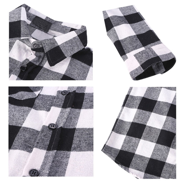 Hiphop Mens Shirts Lattice Long Sleeve Dress Shirt Turn Down Collar