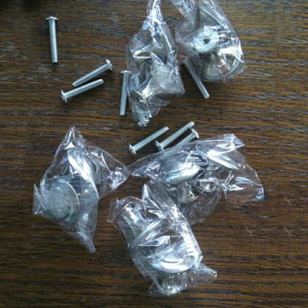 10pcs/lot Round Cabinet Pull Knobs Drawer Stainless Steel